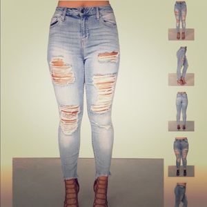 Ms Cello size 18 distressed jeans